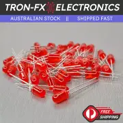 5/10/20/50PCS 5mm Red Flash Round LED Diffused Red Lens Flashing