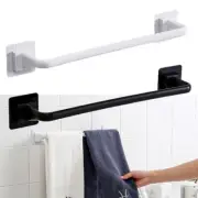 Towel Rack Holder Bathing Bathroom Clothing Punching Shelf Shower