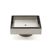 100mm Bathroom Square Tile Insert Floor Drain 304 stainless steel Shower Grate 50mm Outlet
