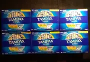 Tampax Pearl Tampons Light Regular Super 64 Count Multipack - 6 Sealed Boxes!