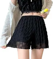 [DRHOM] Pettipant Half Slip for Women Bloomers Wide Leg Pajama Pants Split Skirt Pettipants Bloomer Underwear