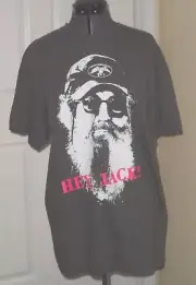 *DELTA PRO WEIGHT MEN'S T-SHIRT SIZE M - L DUCK COMMANDER "HEY JACK" GRAY NWT