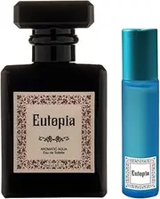 Eutopia Perfumes | Aromatic Aqua Set 50ml Perfume + 10ml Perfume Oil | Inspired by VRSCE-Dylan Blue | Unisex Spray Perfume