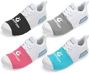 [LAMANTOP] Shoe Socks for Dancing - Non Slip Compression Socks - Zumba Sole Control Wraps- Over Sneakers Shoe Sliders -Turns to Dance with Style on Wood Floors Smooth Surfaces -Protect Knees for Men Women Kid