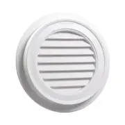 Gable Vent Designer Plastic Fullmoon 730mm Round Functional Paintable Plastic