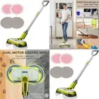 Commercial Hard Floor Cleaner Spin Mop Tile Cement Wood Scrubber Machine Waxing