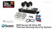 Swann NVR8-8580 8CH 4K 2TB 4 x NHD-887MSB 4K 8MP POE Camera SONVK-886804 $1799