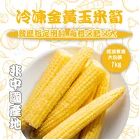 在飛比找PChome24h購物優惠-冷凍黃金玉米筍(1000g)