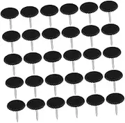 NUOBESTY 200pcs Gear Wheel Shaped Push Pins Decorative Thumb Tacks for Office Message Board Plastic Flat Head Tacks Portable Bulletin Board Accessories