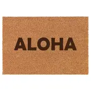 Coir Door Mat Entry Doormat Aloha