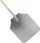 Aluminium Pizza Peel - 61Cm Wooden Handle Professional Pizza Paddle
