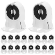 50 Pcs Fluorescent Lamp Holder Light Bulb Socket Converter Adapter