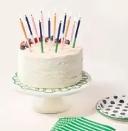Ceramic Cake Stand Cream Green Kate Spade New York x Target NEW Birthday Holiday