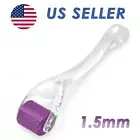 Derma Skin Roller 1.5 mm for Acne, Scars, Hair Loss, Beard Growth (192 Pins)