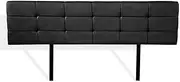 PU Leather King Bed Deluxe Headboard BedHead - Black