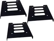 Angoily 2.5 Inch Ssd/ Bracket Kit 3pcs Mounting Brackets for 3.5 Inch Desktop Computers