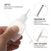 5PCS 5/10/50/100ml Needle Tip Glue Bottle Applicator Needle Squeeze Bottles AU