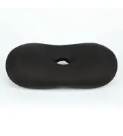 Microbeads Bolster Nap Travel Neck Pillow Color Black For Unisex