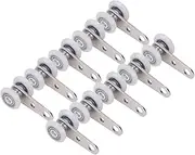 Whtkoph 10 Pcs 2 Wheel Casters Ball Bearing Sliding Door Window Cabinet Casters
