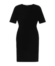 Roberto Cavalli Textured Sheath Dress IT40,IT44,IT42 Black