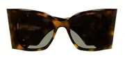 Saint Laurent SL M119/F BLAZE Asian Fit 002 Men's Sunglasses Tortoiseshell Size 53