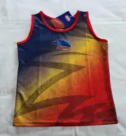 Adelaide Crows AFL AF7648 S18 Boys Youth Premium Singlet Top Size 8 New