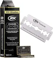 RK Shaving Double Edge Razor Blade - 100 pack - designed for the Henson AL13 (100)
