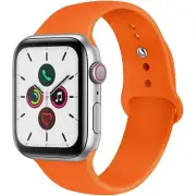 NewBee Sports Silicone Bracelet Strap Band For Apple Watch IWatch 42/44mm Orange