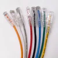 在飛比找蝦皮購物優惠-CAT6A 極細高速網路線28AWG/機房網路跳線/CAT6