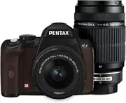 PENTAX DSLR Camera K-r W Zoom Kit Black/Brown 009 K-rWZK BK/BR009