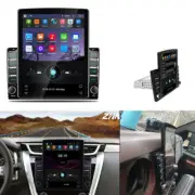 Android 9.1 Car Stereo Radio 9.7in Vertical Touchscreen Head Unit GPS Navigation (for: Volvo)