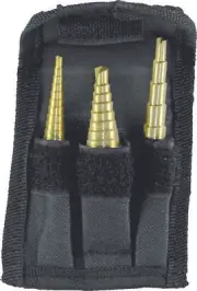 Performance Tool W9003 Step Drill Set 3 Pc