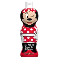 在飛比找PChome24h購物優惠-Disney 米妮 2合1 沐浴洗髮精 400ml(萌Q收藏