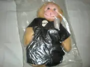 SONY ADVERTISING MONKEY PLUSH BLACK NEW MICROPHONE HTF
