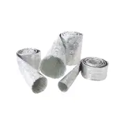 Aeroflow Brand Aluminised Heat Sleeve 1/4"To 1/2" I.D Length 1M 3Ft