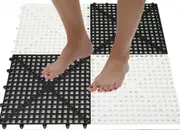 Commercial Grade Roll Up 2.4m x 2.4m Rubberised Chess Board - Tile Pack Only (64 Parts)