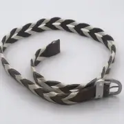 Relic Mixed Woven Brown And Canvas Belt Size Small 36” NWT