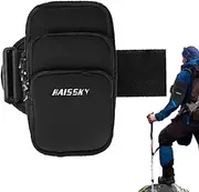 Mobile Phone Armband for Running, Armband Mobile Phone Holder for Fitness, Running Mobile Phone Bracelet, Sports Phone and Key Holder with Adjustable Strap