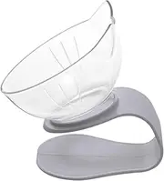 Sosoport Single Bowl Cat Bowl Cat Food Bowl Cat Food Dish Raised Pet Bowls Feeding Bowl Pet Supplies Cat Feeder Bowl Raised Dog Bowls Pet Food Bowl Raised Cat Bowls Dog Food Bowls White