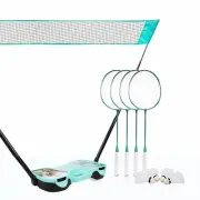 ENOVI EasyGo Badminton Set, Badminton Sets for Backyards, with Net, 4 Racket,