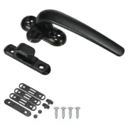 Aluminum Alloy Window Handle Casement Window Sliding Locks Black Right Hand