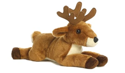 Aurora World Flopsie Animal Plush, White Tailed Buck,Other Stuffed Animals