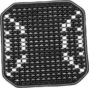 LOORGVEL Beaded Car Seat Cover Breathable Cooling Cushion Protector for Comfortable Driving Experience Stylish Black Design Easy to Clean Durable Single Piece Construction