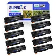 10PK CE278A 78A Compatible Laser Toner for HP LaserJet Pro P1606dn M1536dnf mfp
