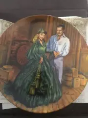 Knowles - Artist Raymond Kursar “SCARLETT'S GREEN DRESS” Collector's Plate