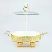 Food Warmers,Buffet Server Food Warmer,hot Plates Stainless Steel Buffet Electric Stove - Buffet and Heater Server Hot Pot of Hot Pot Stainless Steel Buffet Hot Pot Food Catering Food Insula