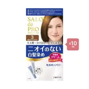 Dariya Salon De Pro - Hair Color Cream - 1box - 3 Bright light brown (10ea) Set