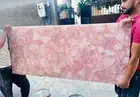 Rose Quartz Stone Counter Slab, Quartz Stone Kitchen & Bar Counter Slab Top