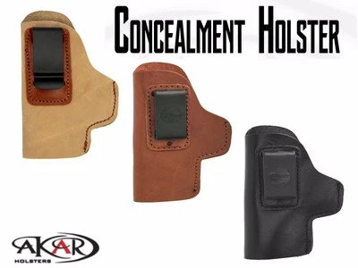 IWB CCW LEATHER HOLSTER – Compatible with Smith & Wesson CSX 9mm