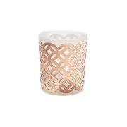 Fun Express Rose Gold Foil Laser-Cut Votive Candle Holder Wrappers - 50 Pc.
